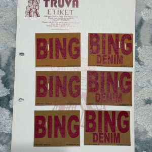 Sallantı kart etiketler